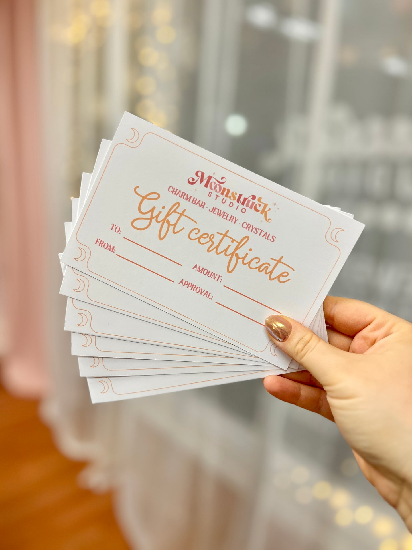 ✨ Moonstruck Studio Gift Certificate (Mailed)
