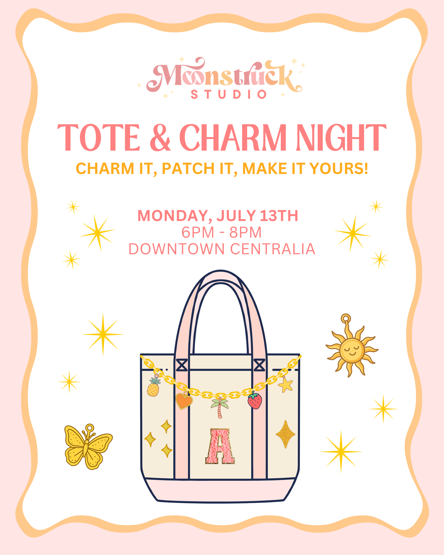 Tote & Charm Night 🌸✨