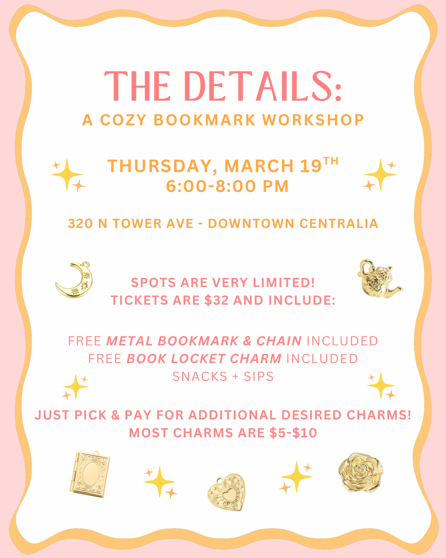 Charm Your Chapter Party! March 19