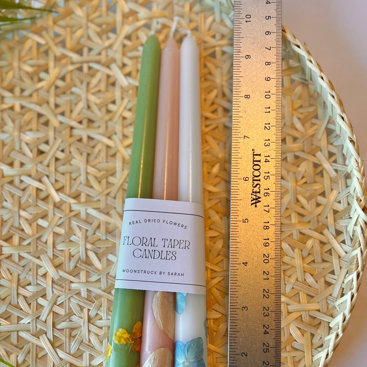 FLORAL TAPER CANDLES - Garden Surprise