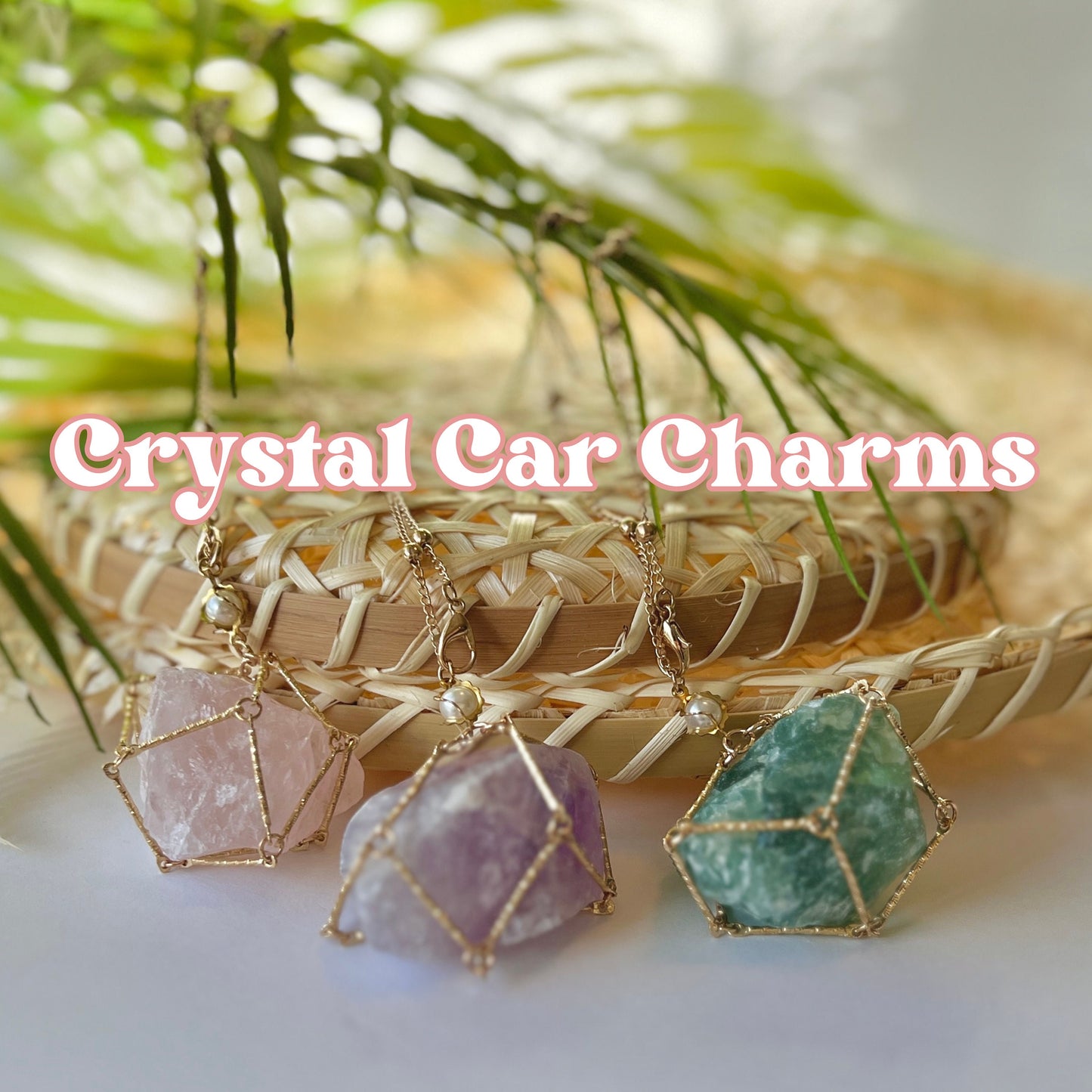 CRYSTAL CAR CHARMS