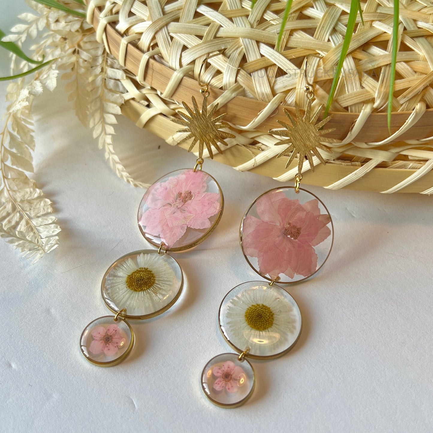 MAXIMALIST FLORAL EARRINGS