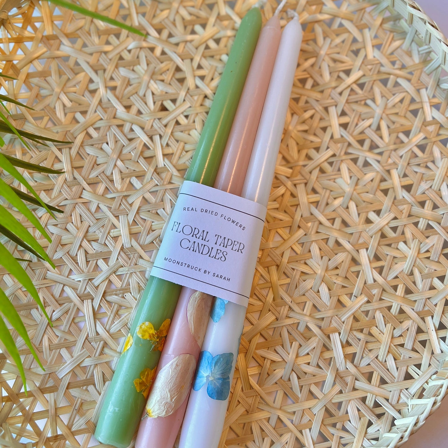 FLORAL TAPER CANDLES - Garden Surprise